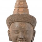 Antique Baphuon Style Sandstone Vishnu Head - Protector & Preserver - 29cm/12"