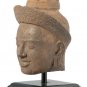 Antique Baphuon Style Sandstone Vishnu Head - Protector & Preserver - 29cm/12"