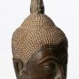 Antique 18th Century Sukhothai Mounted Bronze Buddha Head - 36cm/14"