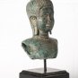Antique Khmer Style Bronze Vishnu Torso Statue - Protector & Preserver -28cm/11"