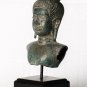 Antique Khmer Style Bronze Vishnu Torso Statue - Protector & Preserver -28cm/11"