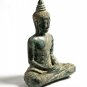 Antique Khmer Style Seated Meditation Buddha Statue - 40cm/16"
