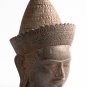 Antique Angkor Wat Style Sandstone Vishnu Head - Protector & Preserver -30cm/12"