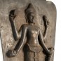 Antique Angkor Wat Style Stone Stele Vishnu Statue - 71cm/28"