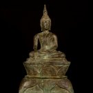 Large Antique Laos Style Enlightenment Buddha Statue - 61cm/24"
