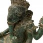 Antique Khmer Style Bronze Seated Ganesha Statue - 39cm/16"