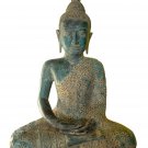 Buddha Statue - Antique Khmer Style Seated Meditation Buddha Statue - 53cm/21"
