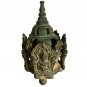 Rare 19th Century Antique Bronze Khmer Teaching Buddha Stupa - 11cm/4" Tall