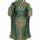 Antique Khmer Style Bronze Standing Abhaya Protection Buddha Statue - 57cm/23"