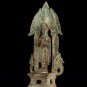 19th Century Khmer Bronze Abhaya Protection Buddha Statue - 13cm/5"