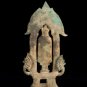 19th Century Khmer Bronze Abhaya Protection Buddha Statue - 13cm/5"