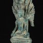 Antique Khmer Style Bronze Enlightenment Baphuon Naga Buddha Statue - 38cm/15"