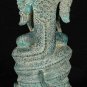 Antique Khmer Style Bronze Enlightenment Baphuon Naga Buddha Statue - 38cm/15"