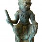 Antique Indian Style Bronze Hindu God Hanuman Statue - Avatar of Shiva - 18cm/7"