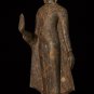 Antique Ayutthaya Style Thai Bronze Abhaya Protection Buddha Statue - 55cm/22"