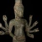 Antique Khmer Style Bronze Bayon Style Lokeshvara Statue - 51cm/20"