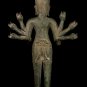 Antique Khmer Style Bronze Bayon Style Lokeshvara Statue - 51cm/20"