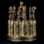 19th Century Antique Burmese Shwe Zawa Lacquerware Medicine Box - 29cm/12&acirc;��