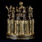 19th Century Antique Burmese Shwe Zawa Lacquerware Medicine Box - 29cm/12&acirc;��
