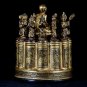 19th Century Antique Burmese Shwe Zawa Lacquerware Medicine Box - 29cm/12&acirc;��