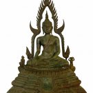 Buddha Antique Thai Style Bronze Phitsanulok Chinnarat Buddha Statue -54cm / 22"