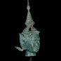 Antique Thai Style Bronze Rattanakosin Buddha Head Statue - 71cm/29"