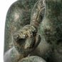 Antique Khmer Style Seated Bronze Varuna & Hamsa Statue - 53cm/21"