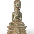 Antique 19th Century Southeast Asia Laos Meditation Buddha Statue - 31cm/12"