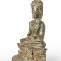 Antique 19th Century Southeast Asia Laos Meditation Buddha Statue - 31cm/12"