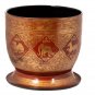 Antique Burmese Style Lacquerware Animal Decorated Bowl - 26cm/10.5â Tall