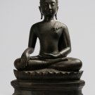 Buddha - 18th Century Antique Chiang Saen Enlightenment Buddha Statue - 69cm/28"