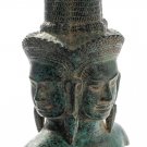 Antique Khmer Style Bronze Brahma - Hindu God Creation - 31cm/12"