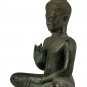 Antique Bayon Style Khmer Buddha Statue - Dharmachakra Teaching Mudra -41cm/16"