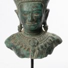 Antique Khmer Style Bronze Angkor Wat style Apsara or Angel Statue - 32cm/13"