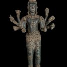 19th Century Style Bronze Khmer Angkor Wat Style Lokeshvara Statue - 52cm/21"