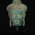 Antique Khmer Style Lakshmi / Devi Consort of Vishnu Head - 42cm/17"