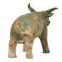 Antique Khmer Style Bronze Water Buffalo or Ox - 26cm/10" Long