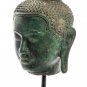 Antique Bayon Style Mounted Khmer Buddha Head - 44cm/18"
