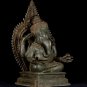 Antique 19th Century Seated Thai Bronze Ganesha Statue - 87cm / 35"
