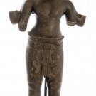 Shiva Statue - Antique Preah-Ko Style Sandstone Shiva Torso - 108cm/43"