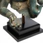 Antique Khmer Style Mounted Bronze Angkor Wat Ganesha Statue - 65cm/26"