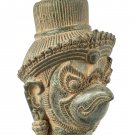 Antique Banteay Srei Style Bronze Khmer Garuda Statue - 26cm/10"