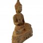 Antique Thai Style Bronze Chiang Saen Abhaya Protection Buddha Statue - 20cm/8"