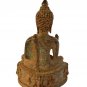 Antique Thai Style Bronze Chiang Saen Abhaya Protection Buddha Statue - 20cm/8"
