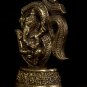 Thailand Brass Seated Ganesha & Ohm Statue Amulet - 6.5cm(2.55")