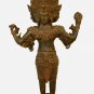 Antique Khmer Style Standing Bronze Brahma - Hindu God Creation - 60cm/24"