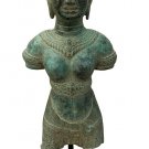 Antique Khmer Style Bronze Lakshmi / Devi Consort of Vishnu Statue - 51cm/20"