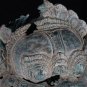 Antique Khmer Style Bronze Temple Guardian or Lion Head - 51cm/20"