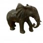 Antique Khmer Style Bronze Elephant Statue - 34cm/14" Tall