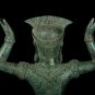Antique Bayon Style Bronze Kneeling Female Devi Statue - 44cm/18"